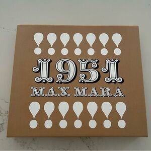 MaxMara Brown and White Decorative Box